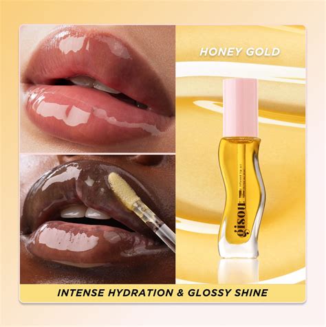 honey infused hydrating lip oil.